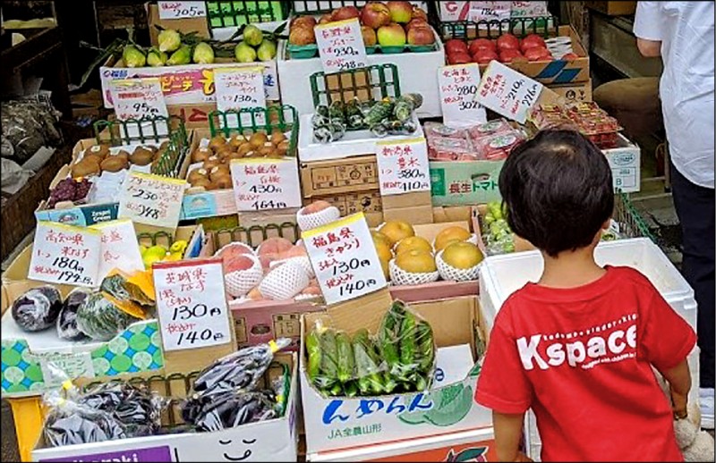 在東京的市面上，福島等五縣的蔬果非常普遍。（資料照，駐日特派員者林翠儀攝）