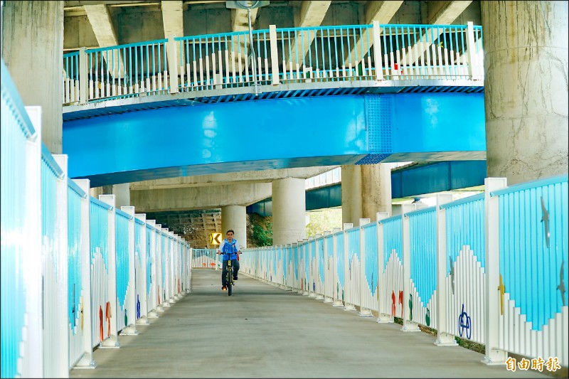 竹縣市串起來 頭前溪南岸自行車道啟用 生活 自由時報電子報