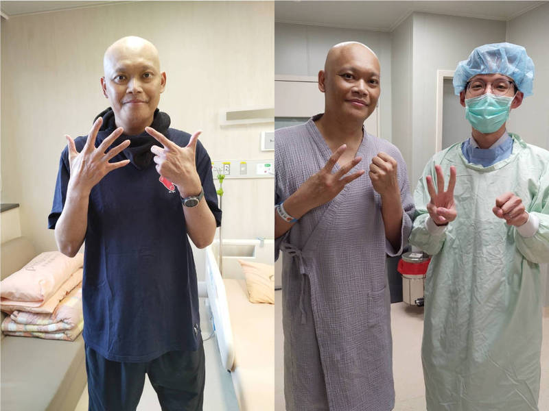 知名棒球球評「喇叭」潘忠韋去年12月確診急性白血病，與疾病搏鬥1年，經歷2次的骨膸移植，終於在12月24日平安夜出院返家。（圖擷取自潘忠韋臉書）