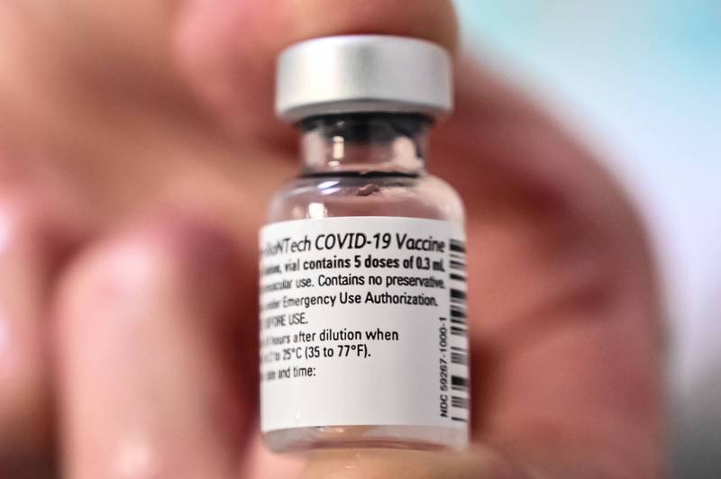 实验结果显示，美国辉瑞疫苗（见图）似乎仍对武汉肺炎变种病毒有效。（法新社）(photo:LTN)