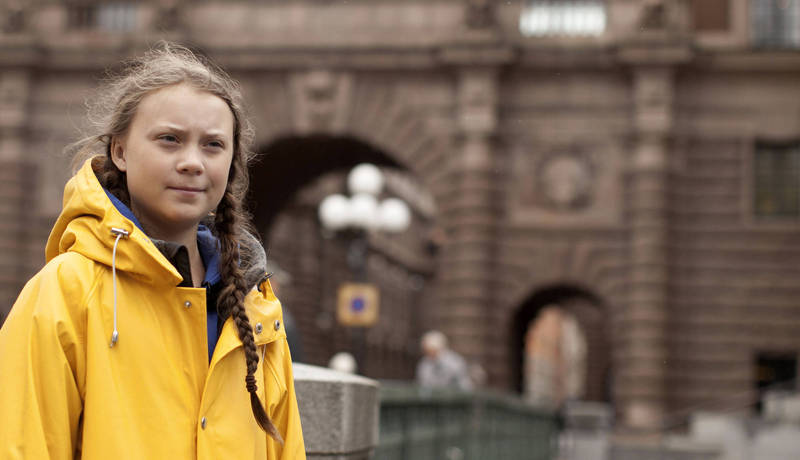 瑞典环保少女童贝里。（美联社）(photo:LTN)