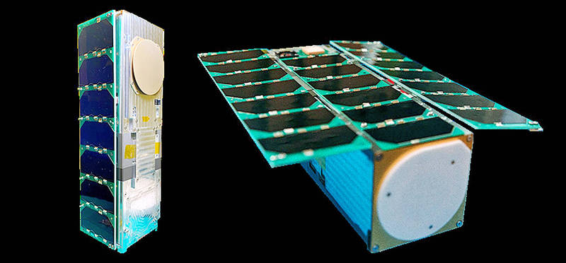 The Ionospheric Dynamics Explorer and Attitude Subsystem Satellite is pictured from different angles in a combination image.
Photo courtesy of the National Space Organization The Ionospheric Dynamics Explorer and Attitude Subsystem Satellite is pictured from different angles in a combination image.
Photo courtesy of the National Space Organization