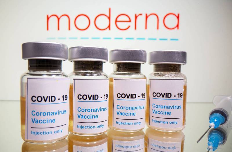 美国生技公司莫德纳今天表示，实验室研究结果显示，他们推出的武汉肺炎疫苗mRNA-1273，对于分别在英国和南非发现的变种病毒株仍然具有防护力。（路透资料照）(photo:LTN)