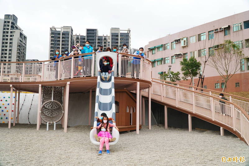 竹北首座共融式公園年中開放今邀親子搶先體驗遊具 生活 自由時報電子報