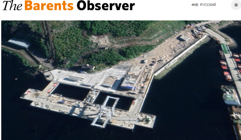 外媒发现，俄罗斯在邻近巴伦支海的柯拉半岛部署新的军事设施，疑似就是末日武器波赛顿核鱼雷的军事基地。（图翻摄自巴伦支观察者网网页）(photo:LTN)