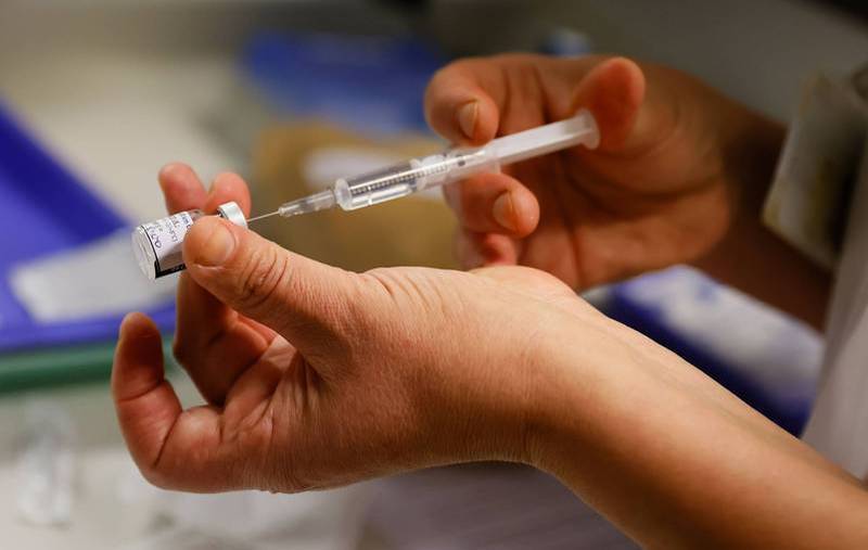 中國官方宣布，有16個疫苗進入臨床試驗。疫苗示意圖。（法新社檔案照）

