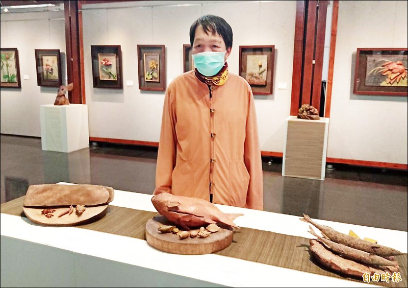彰化 黃媽慶木雕展山珍海味令人垂涎 生活 自由時報電子報