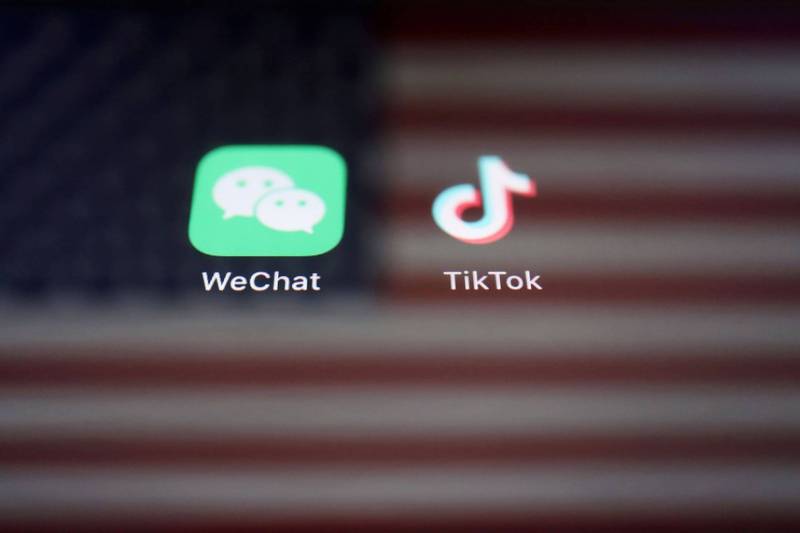 拜登继任美国总统后，新政府决定对一连串的禁令重新进行审查，继TikTok的禁令被喊停后，11日也决定暂缓对WeChat的禁令。（路透）(photo:LTN)