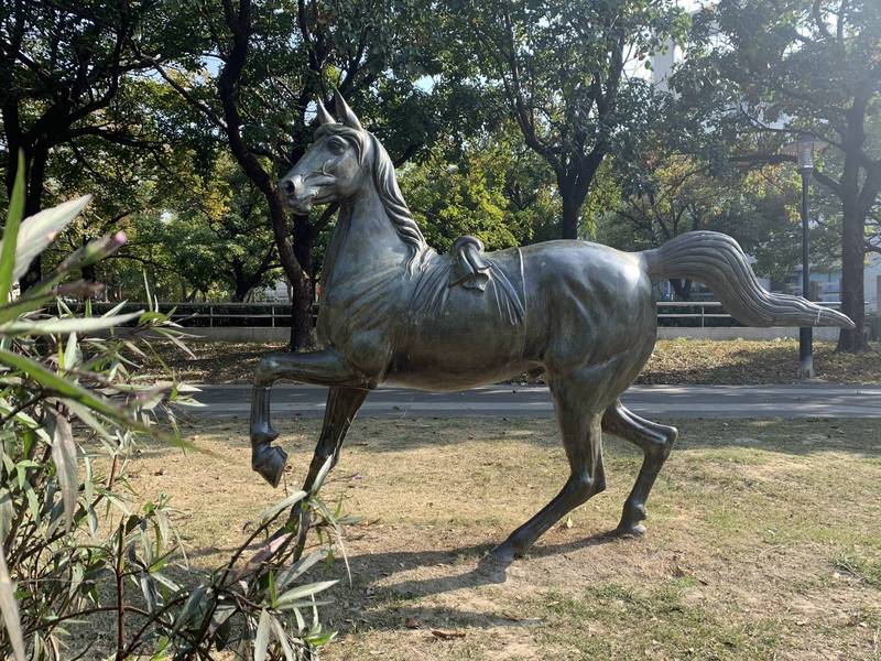 台南僅存1座 日治時期神社神馬像在新營 - 臺南市 - 自由時報電子報