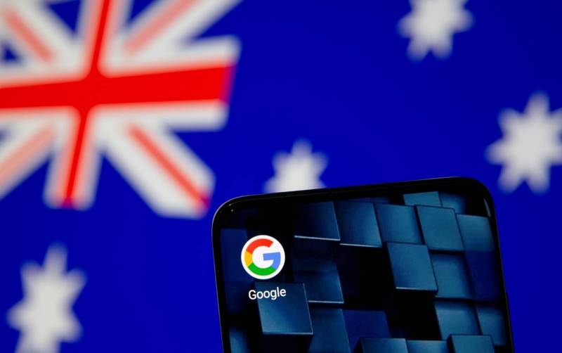 澳洲政府立法行動使谷歌做出讓步，已自行和澳洲當地媒體談妥引述內容需付出的費用。（路透）