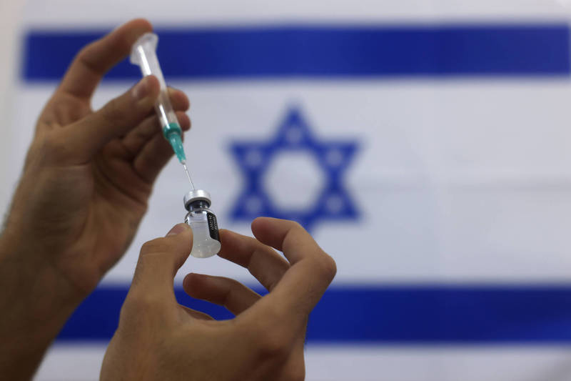 以色列一項研究成果顯示，單劑輝瑞/BNT疫苗就能提供75％的保護力。（美聯社）