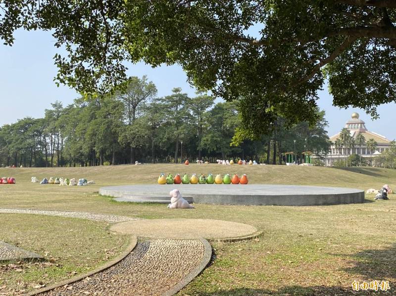 斗六環保運動公園要封8個月，將華麗變身膨鼠森林市集。（記者詹士弘攝）