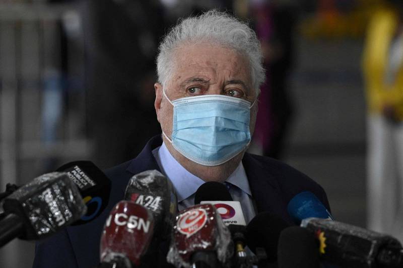 阿根廷屡次传出插队打武汉肺炎的丑闻，卫生部长贾西亚（Gines Gonzalez Garcia）引咎辞职。（法新社）(photo:LTN)