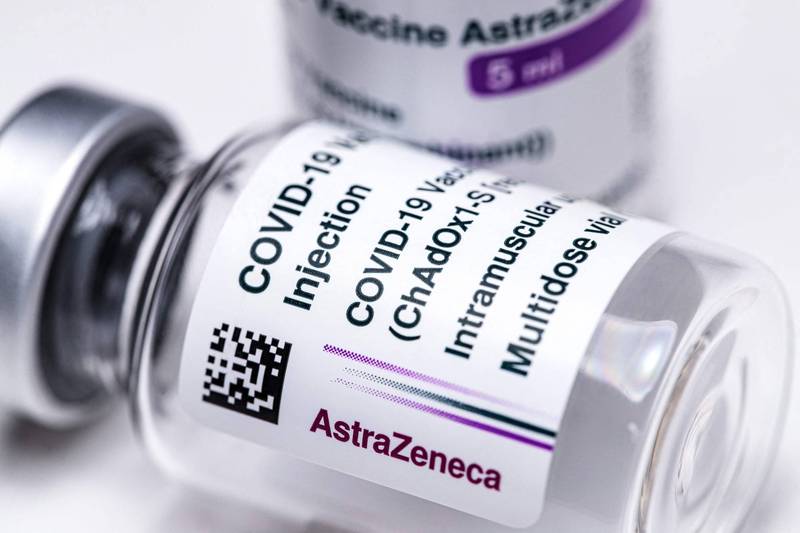 歐洲逾10國暫停施打AZ疫苗，歐盟藥管局發聲明澄清。（法新社）