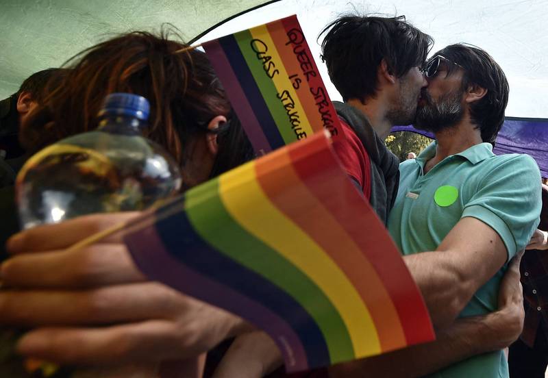 「利物浦同志遊行」是英格蘭每年慶祝LGBT文化的重要節日，然而今年因為武漢肺炎（新型冠狀病毒病，COVID-19）疫情影響，主辦方決定取消2021年的活動。（示意圖，法新社）