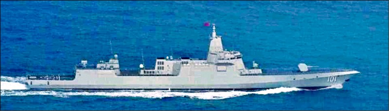 秀肌肉 中國萬噸驅逐艦首現蹤日本海 國際 自由時報電子報