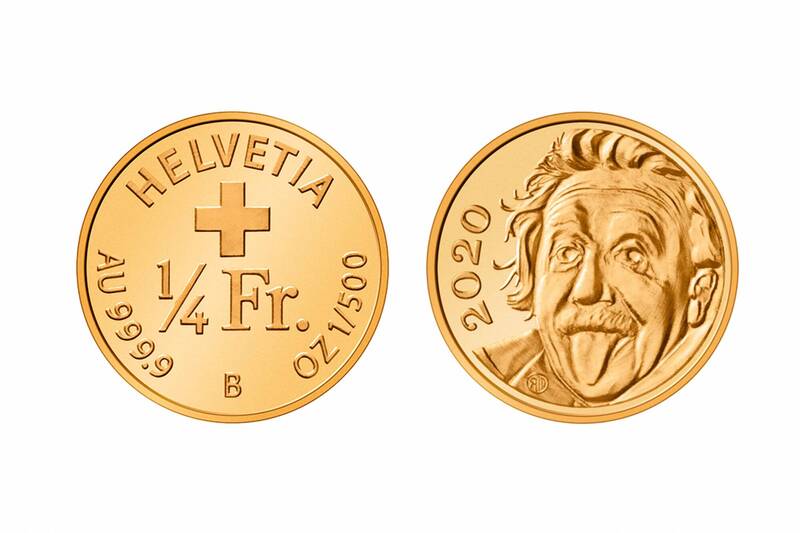 这枚微型硬币面额仅0.25瑞郎，直径0.396毫米，重量仅为0.063克。（法新社）(photo:LTN)