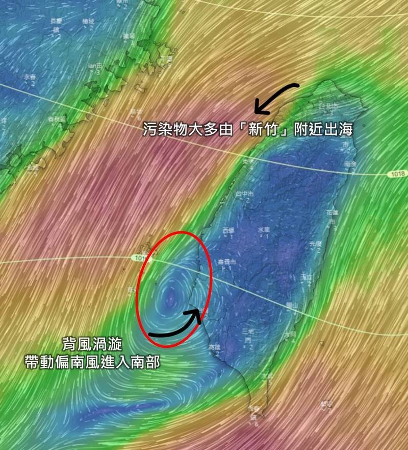 中國沙塵暴跨不過八掌溪 南市環保局 背風渦旋建功 生活 自由時報電子報