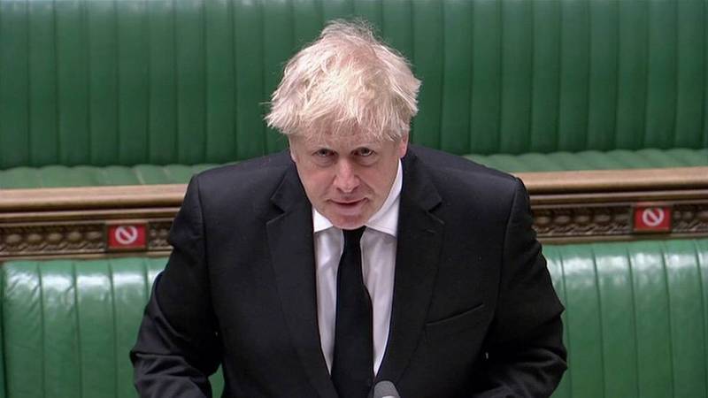 英國首相強森擬下月中公布對付「敵對國家」間諜的新法案。（路透）