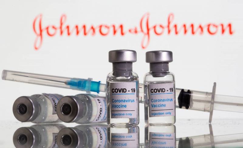 The European Medicines Agency said today that a blood clot warning should be added to the product label of Johnson's vaccine.  (Reuters)