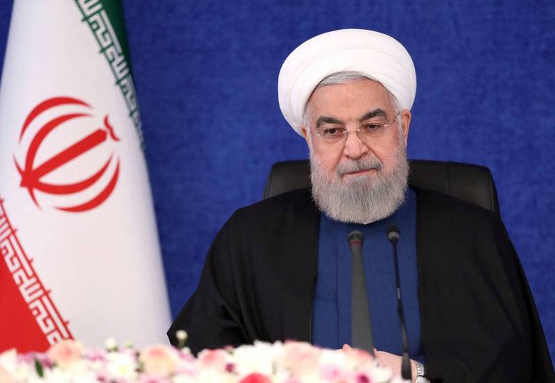 伊朗總統羅哈尼（Hassan Rouhani）表示，印度變種病毒是伊朗的新威脅。（法新社）
