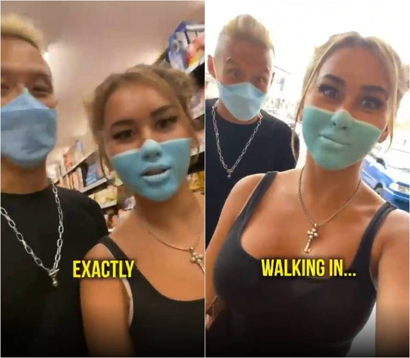 台網紅與女友人畫假口罩逛超市 將遭峇里島驅逐 - 生活 - 自由時報電子