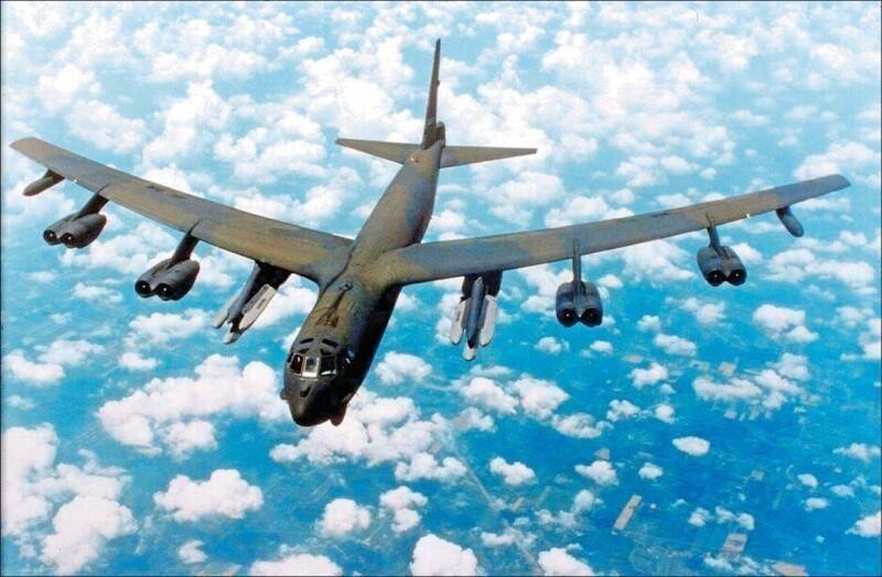 美军B-52H轰炸机完成高超音速武器「杀伤链」测试。（资料照，欧新社）(photo:LTN)