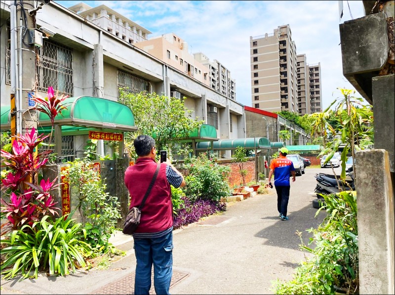 位在桃園區正光路71巷內的警察宿舍，確定拆除興建社會住宅。（市議員黃家齊提供）