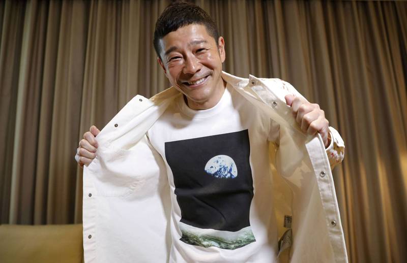 日本億萬富豪前澤友作將在今年12月進行登月之旅。（路透資料照）