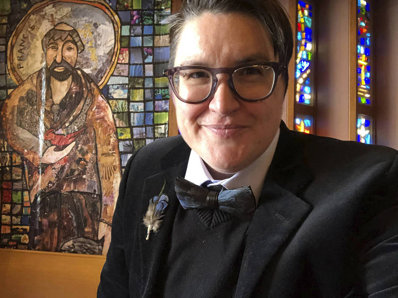 7月即将接任主教职务的跨性别牧师罗赫。（美联社）(photo:LTN)