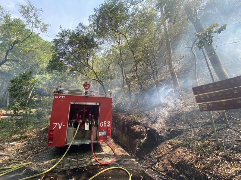 惠蓀林場森林火警 受災面積逾10公頃