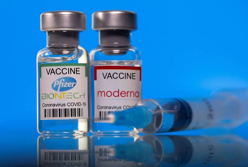 美國藥廠輝瑞和莫德納日前拒絕將疫苗賣給印度地方政府，表明只願意和中央政府交涉。（路透）
