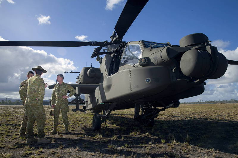 美国批准向澳洲政府出售AH-64E阿帕契攻击直升机与相关设备。（欧新社）(photo:LTN)
