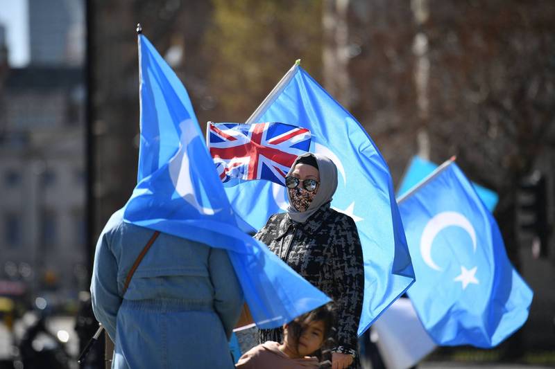 英國會委員會指責政府在處理新疆強迫勞動議題上態度拖延。（法新社）