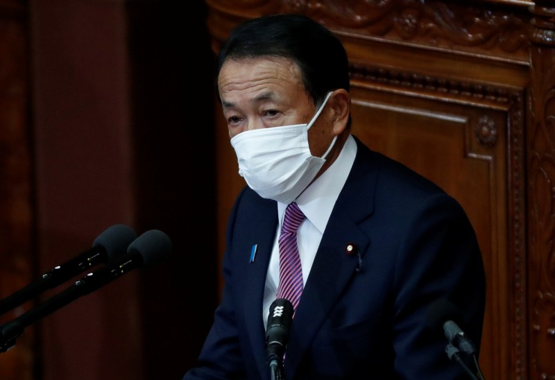 日本副首相兼財務大臣麻生太郎五日在東京都的一場演說中，提及台灣若遭到中國侵略，日本可視為「存立危機事態」，依法行使集體自衛權，「日美必須一起防衛台灣」。（路透資料照）