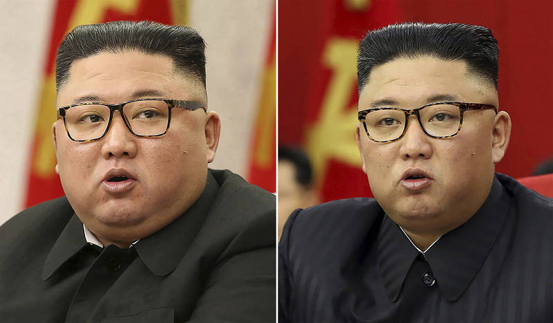 南韩情报指出，北韩领导人金正恩自曝靠控制饮食脸型、身材明显消瘦。（美联社）(photo:LTN)