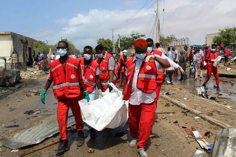 索马利亚首都摩加迪休今（10）日发生汽车炸弹袭击，至少9人死亡。（法新社）(photo:LTN)