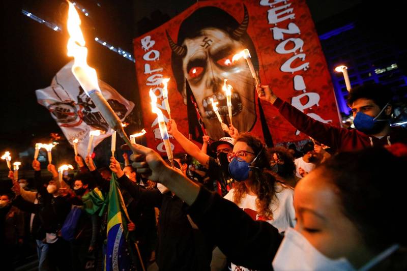 巴西總統荒唐防疫政策引眾怒 最新民調：過半民眾支持彈劾 - 國際 - 自