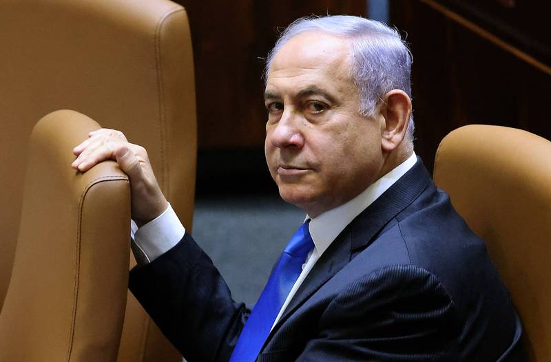 以色列前总理纳坦雅胡（见图）终于在週日午夜正式搬离位在耶路撒冷的总理官邸。（法新社）(photo:LTN)