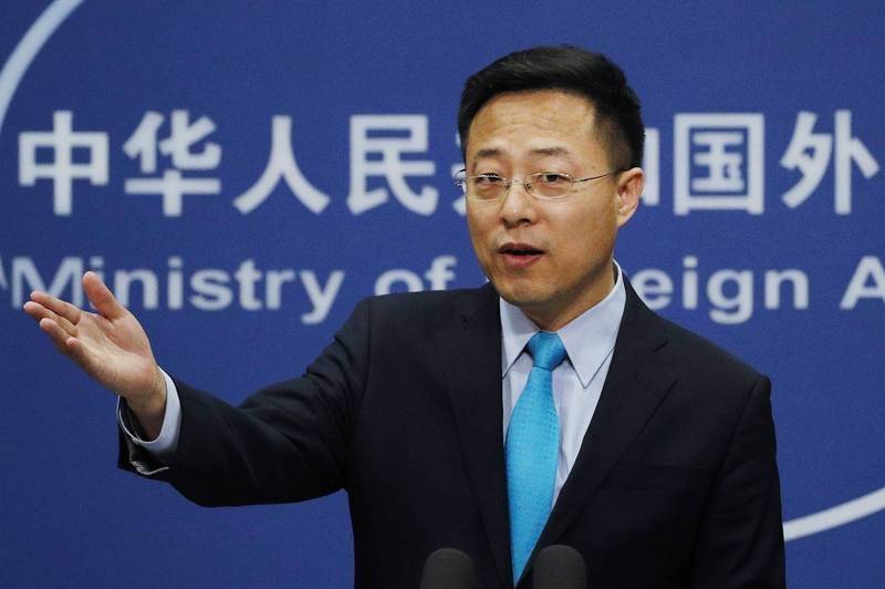 中国外交部发言人赵立坚表示：「我想世界民众只能表示『呵呵』了」。（美联社）(photo:LTN)