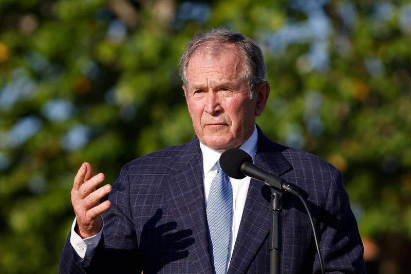美国前总统小布希（见图）批评北约军队撤出阿富汗是个错误。（法新社）(photo:LTN)