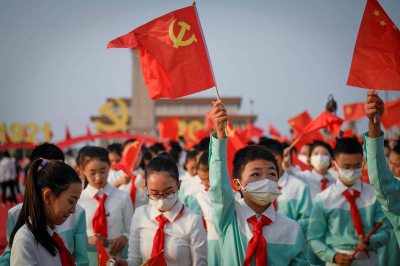 中国有地方政府要求全家施打疫苗，否则学生不得返校。（法新社）(photo:LTN)