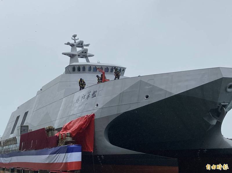 海軍塔江艦提早完成測評，預計7月27日即可交艦，預計最快8月成軍。（資料照，記者楊淳卉攝）