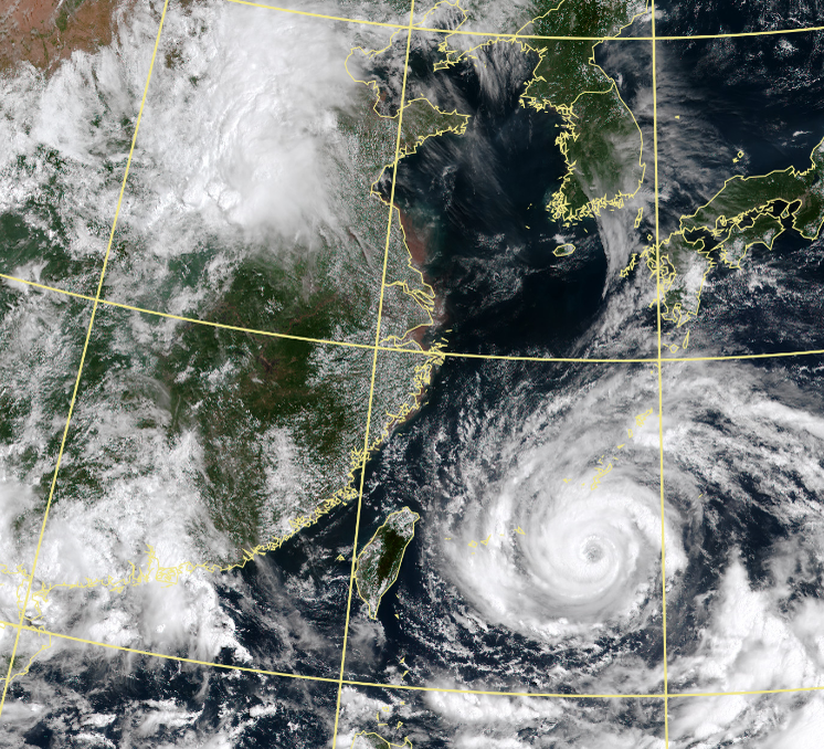 造成郑州暴雨的因素竟是远在1千多公里外的烟花台风。（图撷自中央气象局）(photo:LTN)