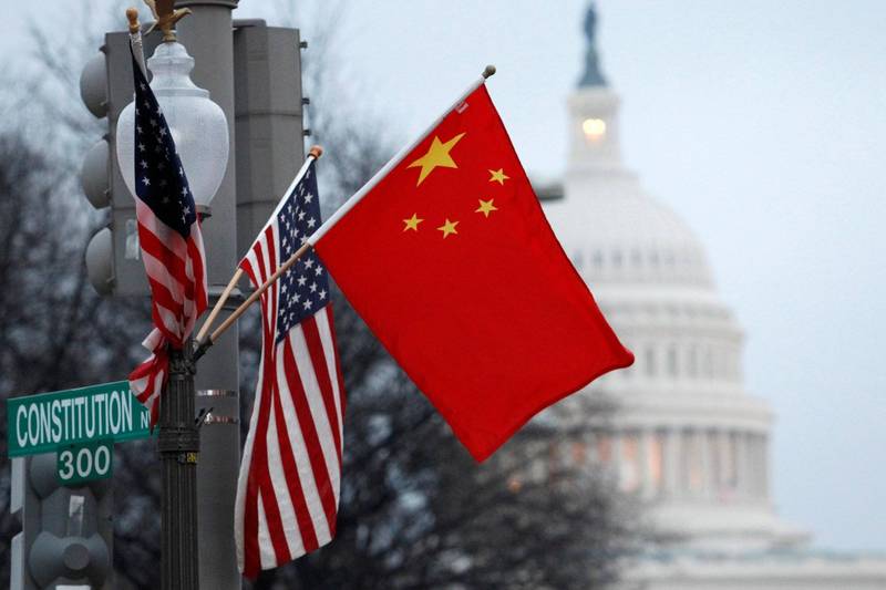 针对美国16日发布香港「商业警示」并制裁7名中国涉港官员，中国外交部今晚宣布，根据「反外国制裁法」对7个美方人员和实体实施制裁。（路透资料照）(photo:LTN)