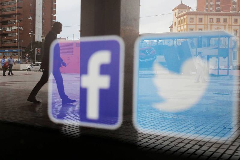 俄羅斯政府以「未刪除違法內容」為由，對臉書、推特及Telegram罰款。（資料照，路透）