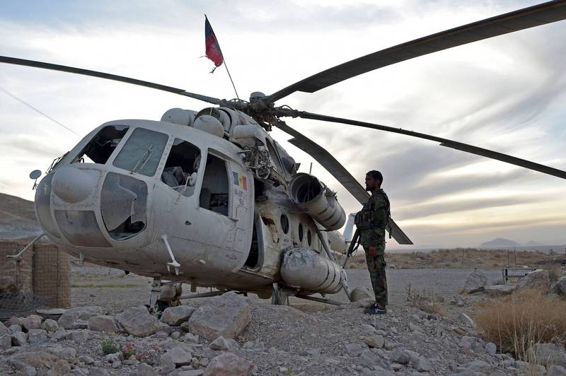 阿富汗军方直升机示意图。（法新社）(photo:LTN)