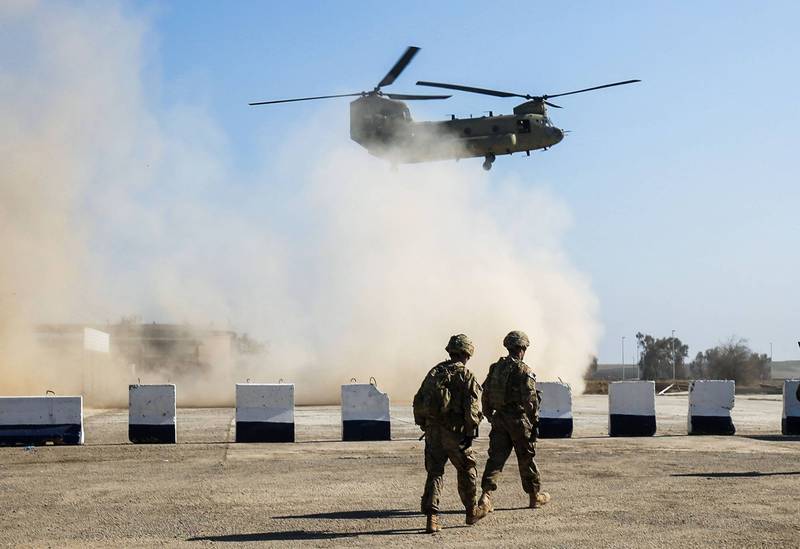 伊拉克1架軍用直升機今在伊拉克北部的一次作戰行動中墜毀，機上5人全員陣亡。伊拉克軍方直升機示意圖，與本新聞無關。（法新社）