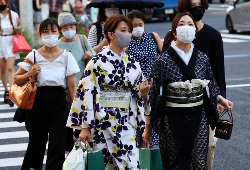 日本東京都新增2195人染疫，創下歷來週一最高紀錄。（路透）