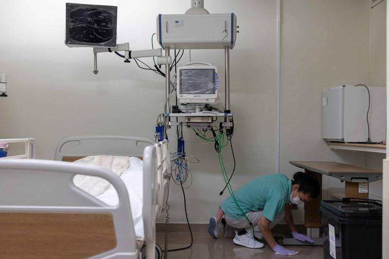 东京有一名重症患者曾被约100家医院拒绝收治。示意图。（法新社档案照）(photo:LTN)